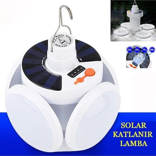 Diğer 2875090 Solar 5 Kanatlı Kamp Lambası 4434