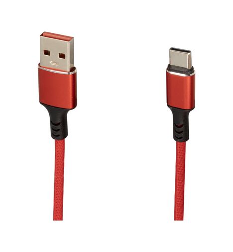 Diğer 3530069 Wk-22024 Usb To Type-C Örgülü Kırmızı Şarj Kablosu No:14 4434