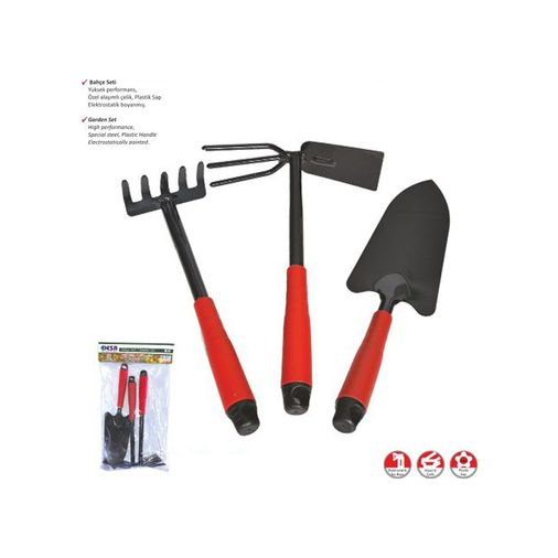 Diğer 39418294 Desa Bahçe Seti - Kürek, Tırmık, Çapa