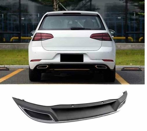 Diğer 46119890 Vw Golf 7 Çift Eksoz Görünümlü 7,5 Görünüm Difüzör 2012-2017 Arası Modeller