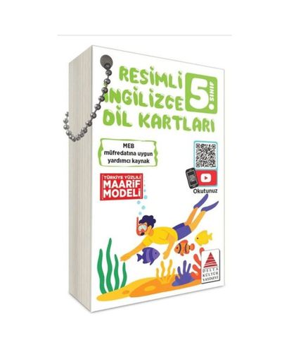 Diğer 5. Sınıf Resimli İngilizce Dil Kartları - Huvj-729945