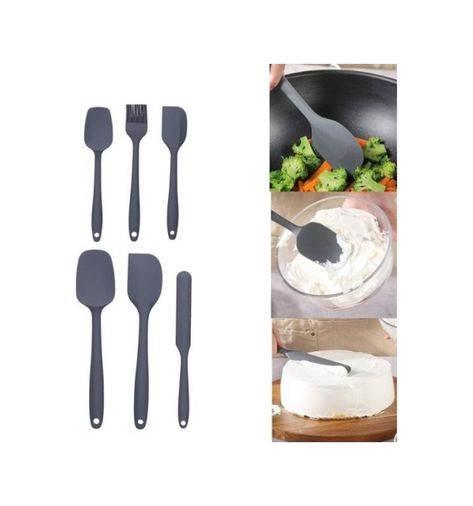 Diğer 55887320 Silikon Spatula Ve Fırça Seti