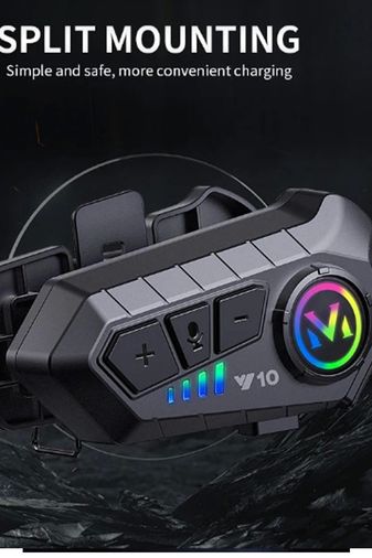 Diğer 55EM-EM-Y10 Y10 Kask Kulaklık Bluetooth Motosiklet Kulaklık 5,3 Bluetooth Intercom Motorsiklet Kulaklık