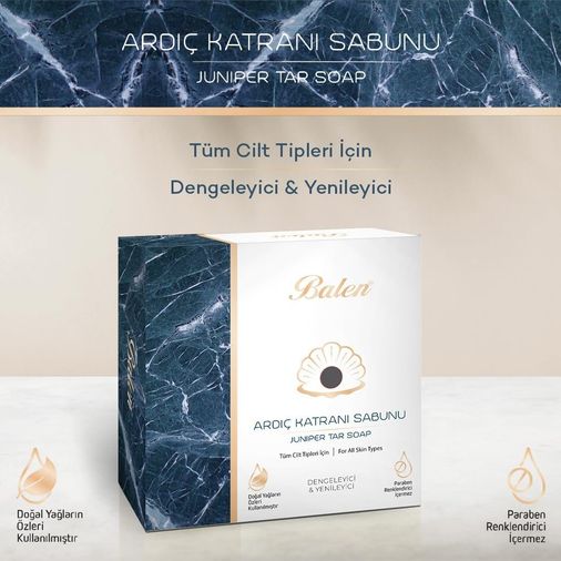 Diğer 57855210111541580184975 Ardıç Katran Sabun 125 Gr Acı Badem