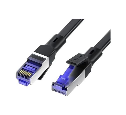 Diğer 57855210112131580184975 Cat7 10Gbps Gigabit 600Mhz Ftp Flat Ethernet Kablosu 10 Metre