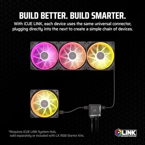 Diğer 57855210112202080184975 İcue Lınk Lx120 Rgb 120Mm Fan, Tekli Paket Co-9051025-Ww