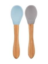 Diğer 57855210114104480184975 Mama Kaşığı Mineral Blue/powder Grey Açık Ahşap