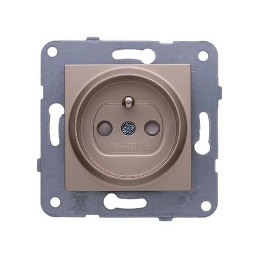 Diğer 57855210117572580184975 Novella Bronz Ups Priz Çarpma Karşıtı Vakumlu Paket Çabuk Bağlantı