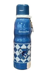 Diğer 57855210120330580184975 Potter Lisanslı Charmlı Termos, 600 Ml Kapasite, Mavi Açık Beyaz