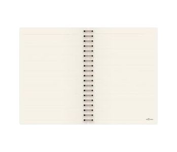 Diğer 57855210120357180184975 Marble Spiralli Defter Çizgili Rise 17X24 Cm 103 Ivory