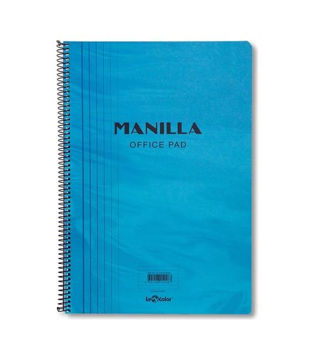 Diğer 57855210120373380184975 41100/2 Manila Notebook Yumuşak Kapak, 1.hamur Kağıt Spiralli, Mavi 103 Ivory