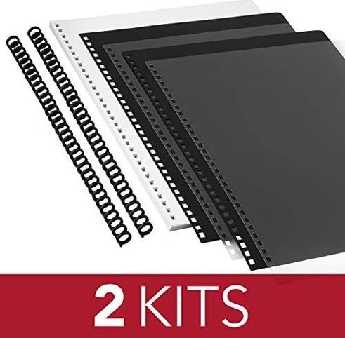 Diğer 57855210120453080184975 Gbc Proclick Kendin Yap Sunum Kiti, 5/16 İnç Çaplı Dikenler, Kağıt, Kapaklar, Paket Başına 2 Kit İçerir 2515665 103 Ivory