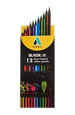 Diğer 57855210120619580184975 Blackline Boya Kalemi 12 Renk, Tam Boy 103 Ivory