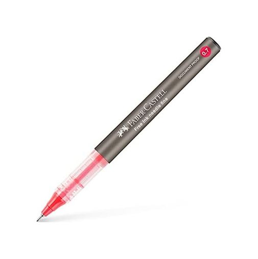 Diğer 57855210121016780184975 Free Ink Roller Kalem 0.7, Kırmızı, Silinmez Kalıcı Mürekkep, İğne Uçlu, Akıcı Yazım, Mürekkep Göstergeli 124-Pembe