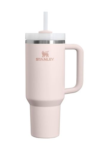 Diğer 57855210121550680184975 Pipetli Termos Bardak, 1.18 Litre, Pembe Kuvars Rose Quartz Açık Beyaz