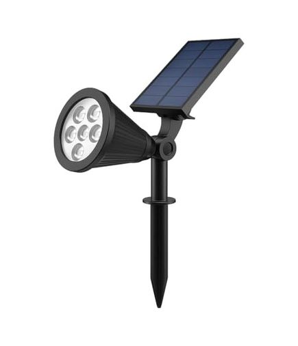 Diğer 57855210123761780184975 7W Solar Led Bahçe Armatürü Amber Işık Güneş Enerjili Kazıklı & Duvar Montajlı Çim Aydınlatma Lambası 7 Led, Ip65, 90 Lümen, 140X270X95 Mm Açık Lacivert