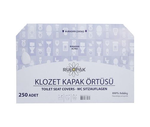 Diğer 57855210123874280184975 Rulopak R-2613 Klozet Kapak Örtüsü Açık Ahşap