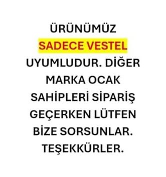 Diğer 57855210126279880184975 -Lab 1 Ad Vestel Uyumlu Emayeli Cam Ocak Izgarası Çember Çapi 16,5 - Bacaktan Bacağa 21 Cm Siyah Bakır