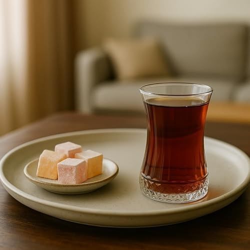 Diğer 57855210130994380184975 6 Lı Desenli Cam Çay Bardağı Seti 160 Ml İnce Belli Modern Tasarım Isıya Dayanıklı Cam Bardak Şık Ve Zarif Sunum İçin Çay Ve Kahve Bardağı Aeropress