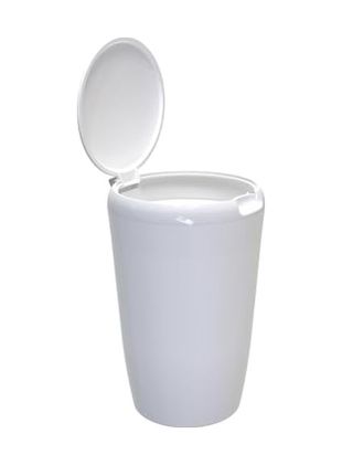 Diğer 57858324439261999283959 6 Lt Banyo Mutfak Tezgah Üstü Çöp Kovası - Beyaz 10L Siyah