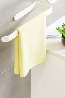 Diğer 57858324439476099283959 Banyo Beyaz Lüks Tasarım Lamalı Solo Havluluk Güçlü Yapışkan Özelliği İle Düşmeyen Havluluk 4 Renk