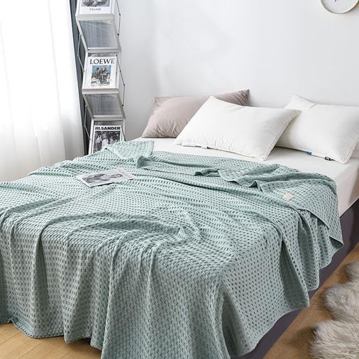 Diğer 57858324440159999283959 Havuzlu Pike Pamuklu Çift Kişilik 220X240 Cm Mint Açık Bej