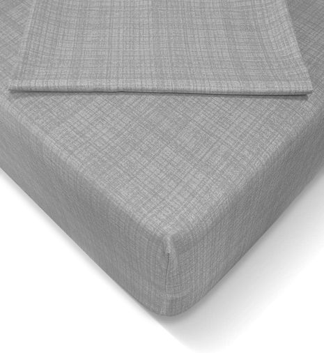 Diğer 57858324440367299283959 At7623 160X200Cm Lastikli Çarşaf Seti, Gri Abanoz