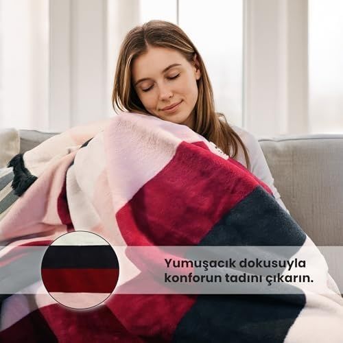 Diğer 57858324440404899283959 Ritim Tek Kişilik Battaniye 150 X 200 Cm Açık Bej