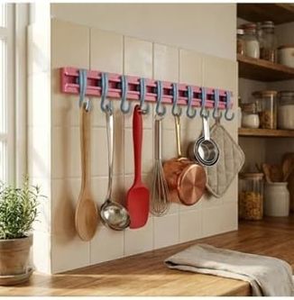 Diğer 57858324440423099283959 Usin 10Lu Yapışkanlı Hol Antre Duvar Banyo Havlu Askısı Mutfak Askılığı Kapı Arkası Askılık 4 Renk
