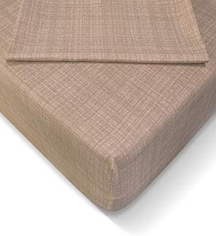 Diğer 57858324440638499283959 120X200 Cm Lastikli Çarşaf Seti - Sütlü Kahve At7612 Abanoz