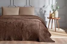 Diğer 57858324441219599283959 Kahve Tek Kişilik Çantalı Tomurcuk Battaniye 150 X 200 Açık Bej
