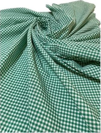 Diğer 57858324441470199283959 160X170 Cm Yeşil Küçük Kare Desen Pötikareli Masa Örtüsü, Sofra Bezi, Piknik Örtüsü Acı Kahverengi 01 X 01