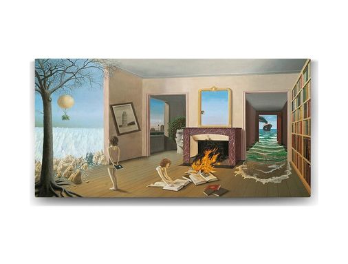 Diğer 57858324441526199283959 Dominique Appia - Entre Les Trous De La Memoire Tablosu - 160X80Cm 7/8 Yaş 0 - 12 Yaş