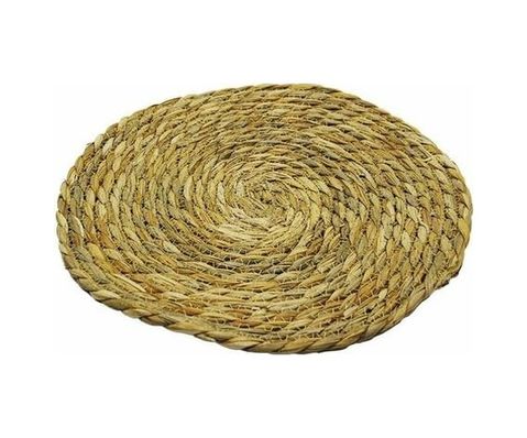 Diğer 57858324441537099283959 Chermik Yuvarlak Supla Amerikan Servis Altı 33 Cm, 33 Cm, Chrmk7721, Hasır Acı Kahverengi