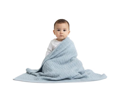Diğer 57858324441791199283959 %100 Organik Pamuk Bebek Örme Battaniye  Kutulu - Yumuşak Yürümeye Başlayan Çocuk, Beşik, Bebek Arabası Battaniyesi - Yeni Doğanlar İçin Nötr Kundak Ve Alma Battaniyesi, 76 Cm X 101 Açık Bej