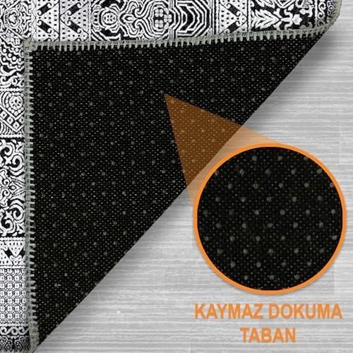 Diğer 57858324441797999283959 Konsa Şönil Kaymaz Doğal Pamuk Tabanlı Yıkanabilir Antibakteriyel Çevre Dostu Salon Halısı 160X230 1