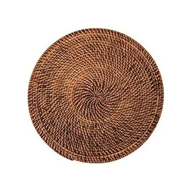 Diğer 57858324441823699283959 Amerikan Servisi, Yuvarlak, Çap 36 Cm, Koyu Kahverengi Acı Kahverengi