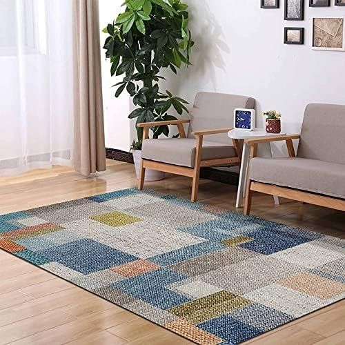 Diğer 57858324441829499283959 Dizayn Anelia Desenli Kadife Pamuk Tabanlı Yıkanabilen Kaydırmaz Antibakteriyel Salon Halısı 160X230 1