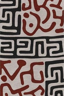 Diğer 57858324441850799283959 Dizayn Drew Desenli Kadife Pamuk Tabanlı Yıkanabilen Kaydırmaz Antibakteriyel Salon Halısı 80X150 1