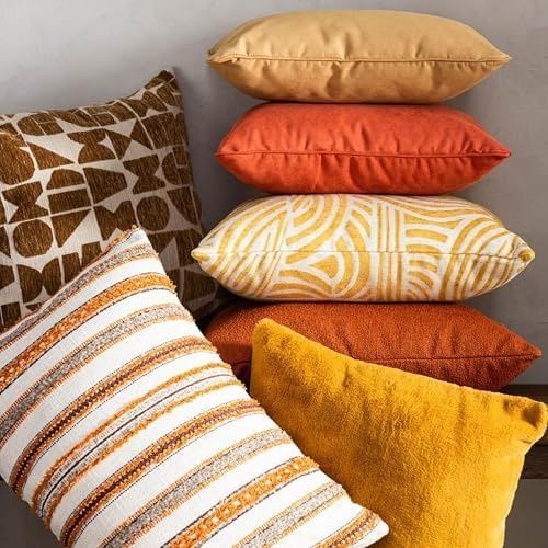 Diğer 57858324441859699283959 Alba Wave Kırlent Hardal 50X50