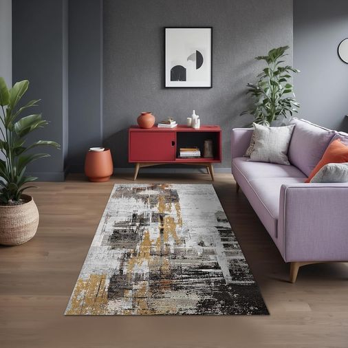 Diğer 57858324441905099283959 Sarenam Şönil Kaymaz Doğal Pamuk Tabanlı Yıkanabilir Antibakteriyel Çevre Dostu Salon Halısı 160X230 1