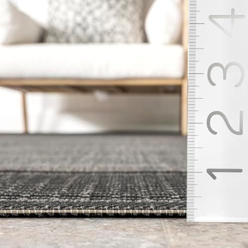 Diğer 57858324441905399283959 Gris Sınır Açık Halı 2 'x 3' Gri 1
