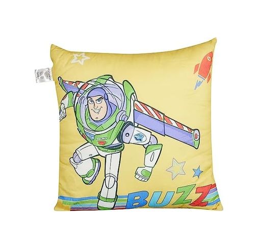 Diğer 57858324441959499283959 Taç Toy Buzz Desenli Pamuk Kırlent, Çok Renkli, Tek Parça
