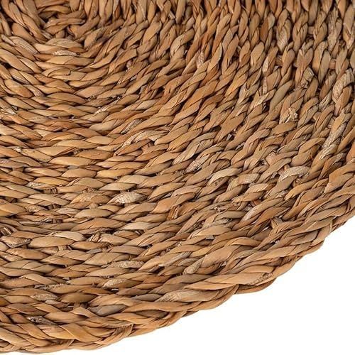 Diğer 57858324441961399283959 Hasır Amerikan Servisi Supla Yuvarlak İpli , Pli Hasır Supla, Hasır Amerikan Servisi, Bambu Amerikan Servis, Sofra Sunum Servisi 6 Acı Kahverengi