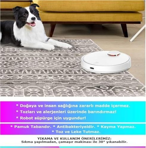 Diğer 57858324441965299283959 Dizayn Adoni Desenli Kadife Pamuk Tabanlı Yıkanabilen Kaydırmaz Antibakteriyel Salon Halısı 200X300 1