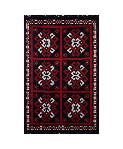 Diğer 57858324441983499283959 Kilim, Makinede Yıkanabilir, Modern Desenli, 120 180 Cm, Sa25Mk 1