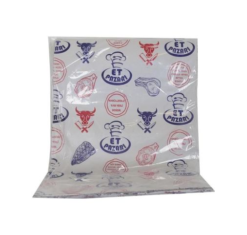 Diğer 57858324442080499283959 35X50 Cm Lamineli 1. Hamur Kasap Kağıdı 1 Kg. Açık Gri