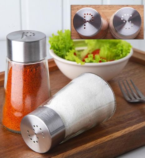 Diğer 57858324442100099283959 2 Li Cam Tuzluk Biberlik 120Ml Açık Gri