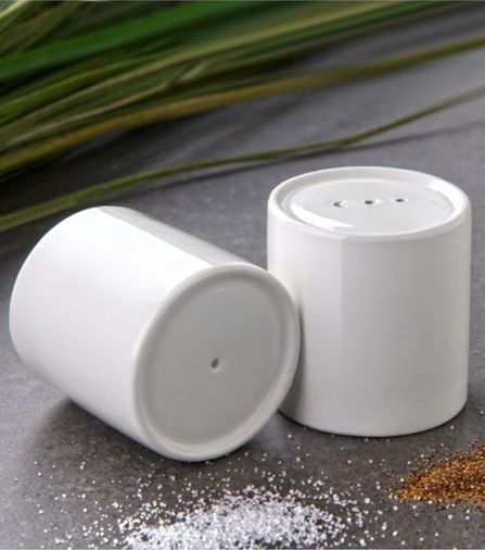 Diğer 57858324442167699283959 2 Li Porselen Tuzluk Biberlik 100Ml Açık Gri