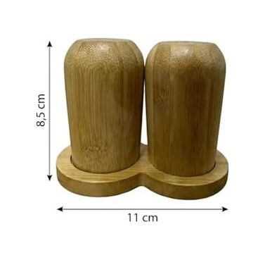 Diğer 57858324442287999283959 Bambu Ahşap Tuzluk Ve Karabiberlik Seti - 2'li Standlı Modern Baharatlık Takımı - Dekoratif Ahşap Mutfak Gereçleri Ve Sofra Aksesuarları Açık Gri